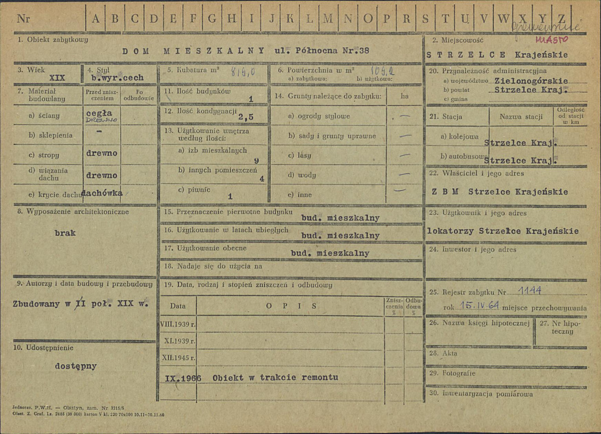 Karta zielona, skan nr 1