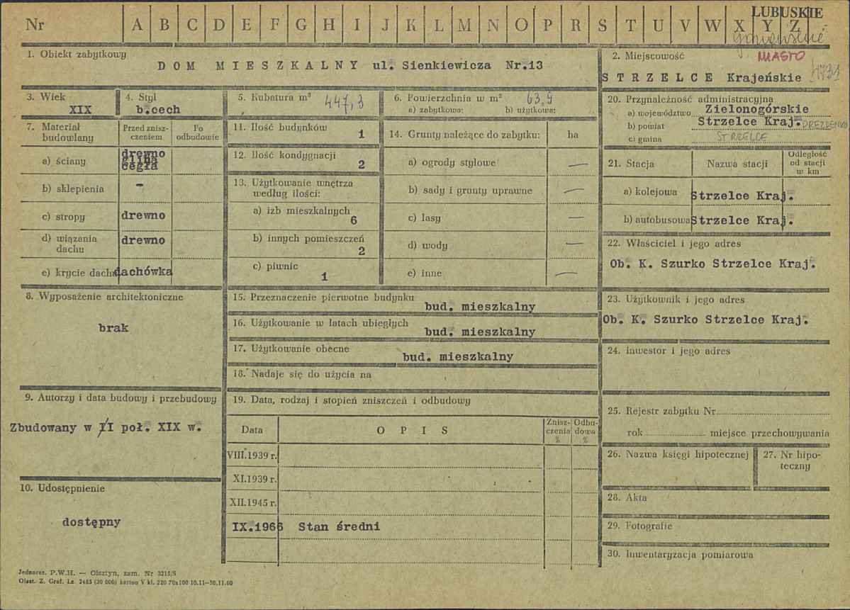 Karta zielona, skan nr 1