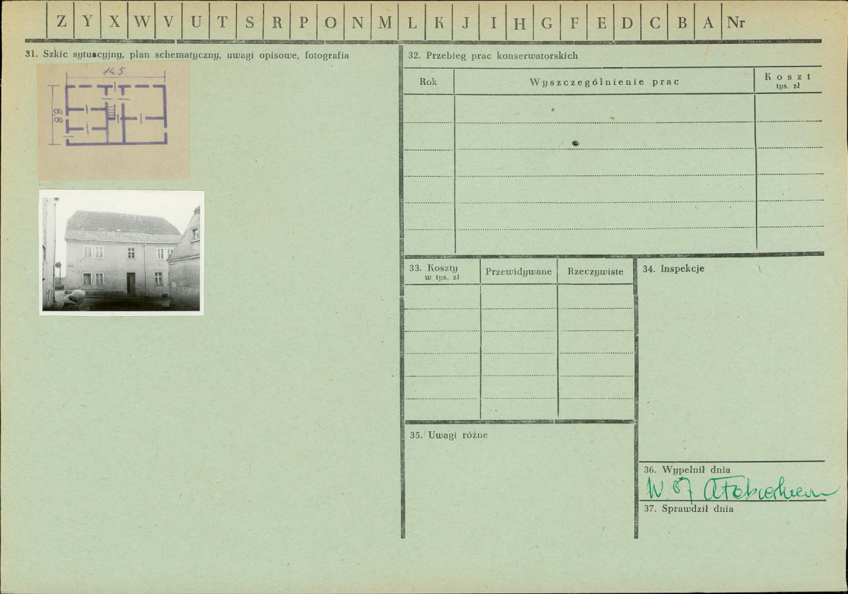 Karta zielona, skan nr 2