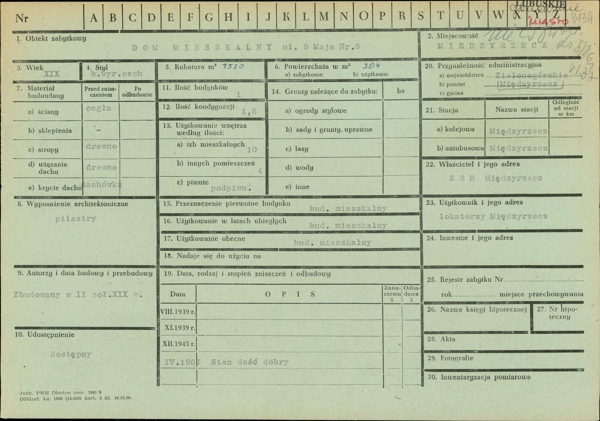 Karta zielona, skan nr 1