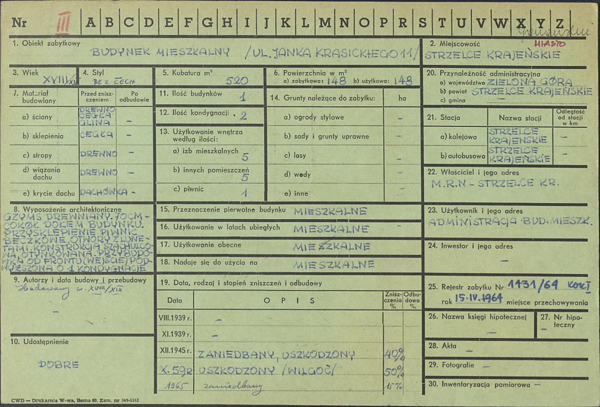 Karta zielona, skan nr 1