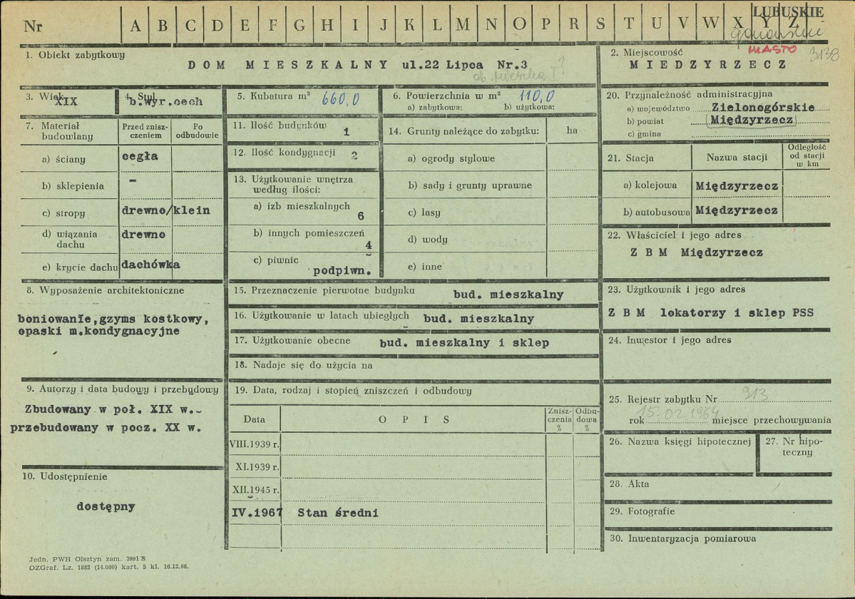 Karta zielona, skan nr 1