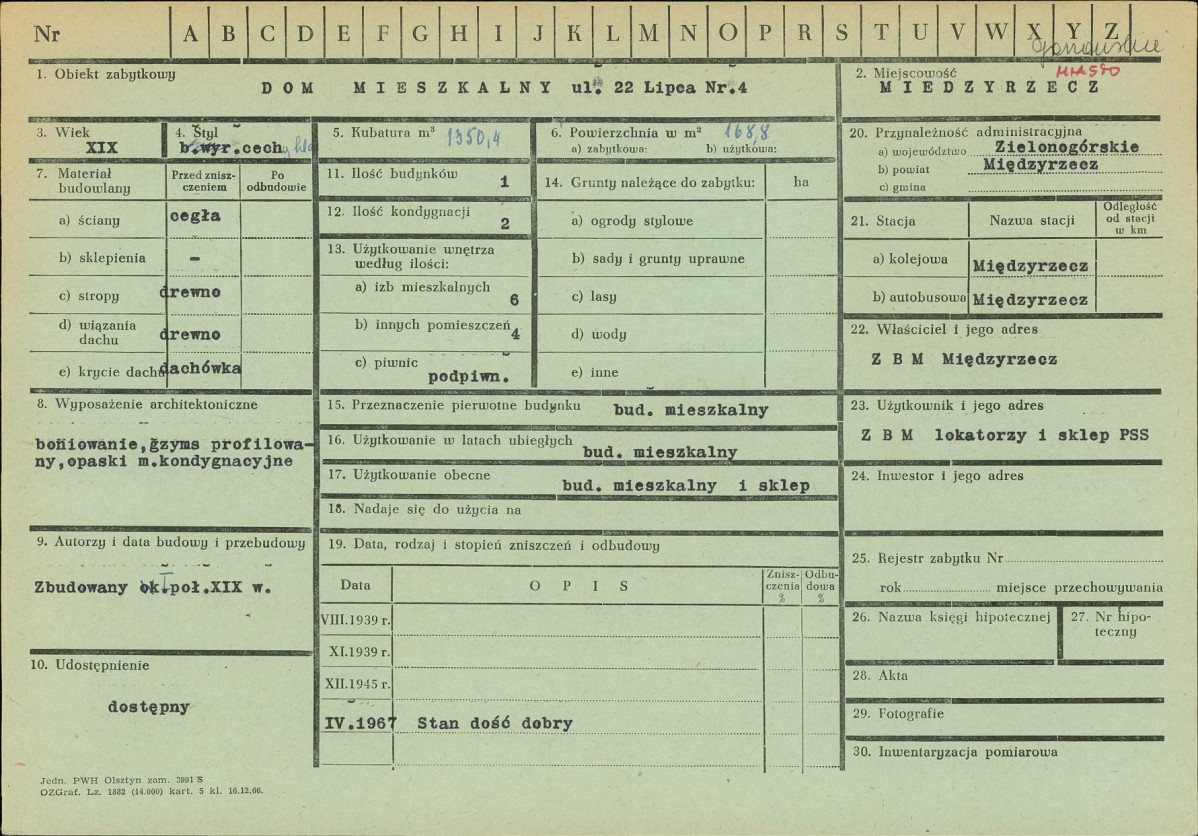Karta zielona, skan nr 1