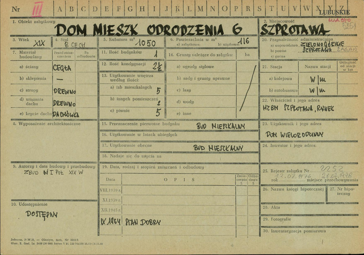 Karta zielona, skan nr 1