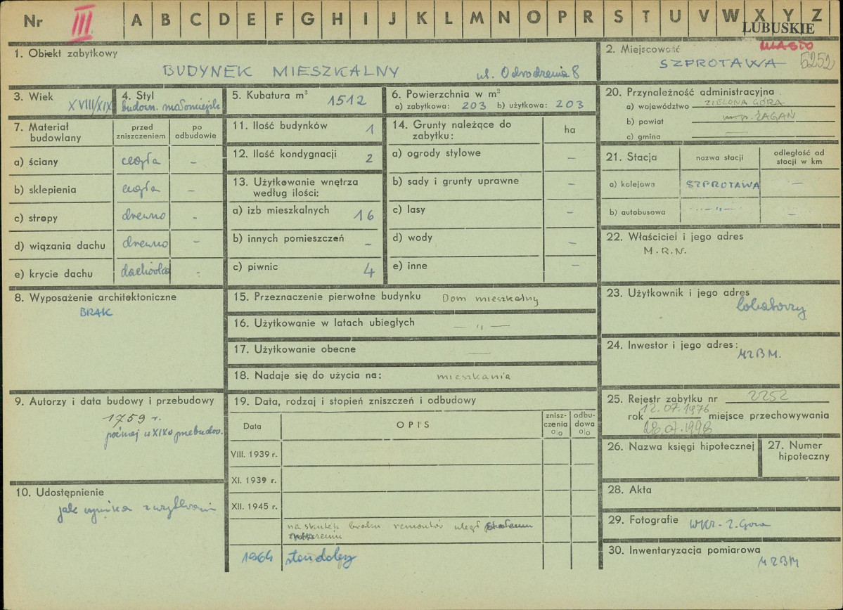 Karta zielona, skan nr 1