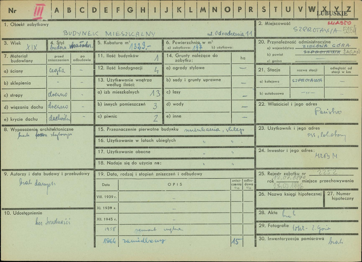 Karta zielona, skan nr 1