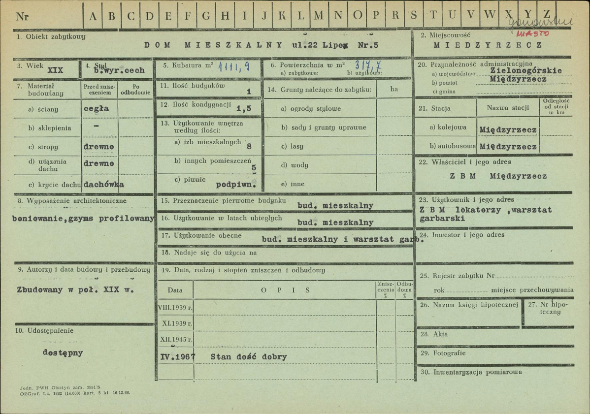 Karta zielona, skan nr 1