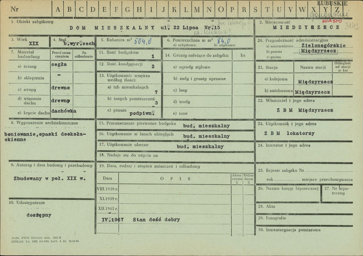 Karta zielona, skan nr 1
