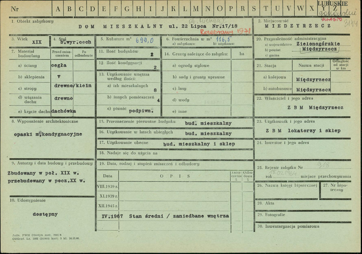 Karta zielona, skan nr 1