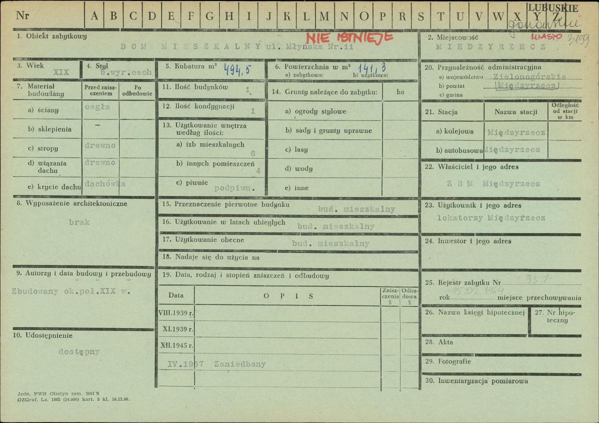 Karta zielona, skan nr 1