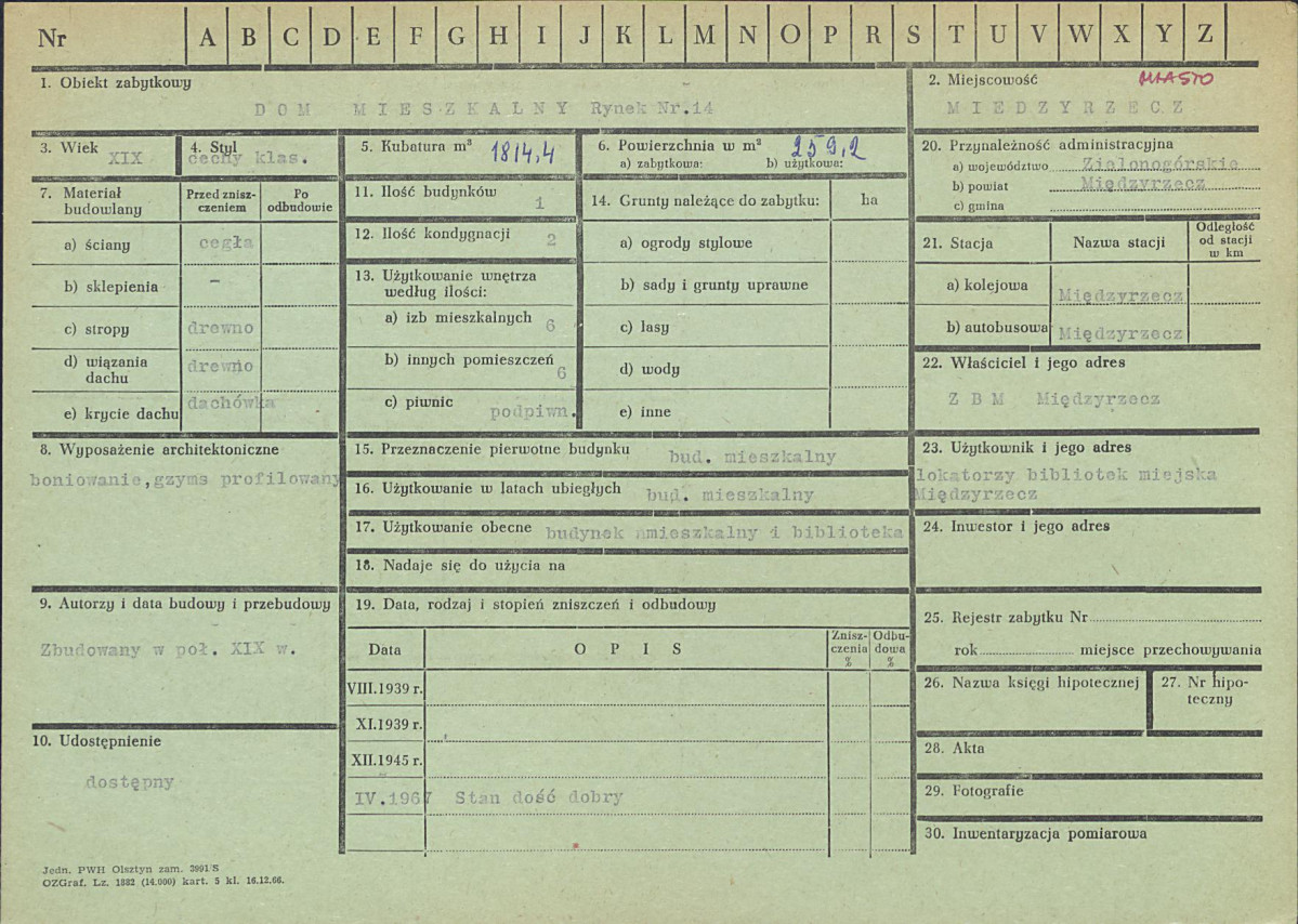 Karta zielona, skan nr 1