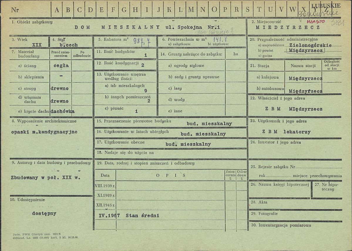 Karta zielona, skan nr 1