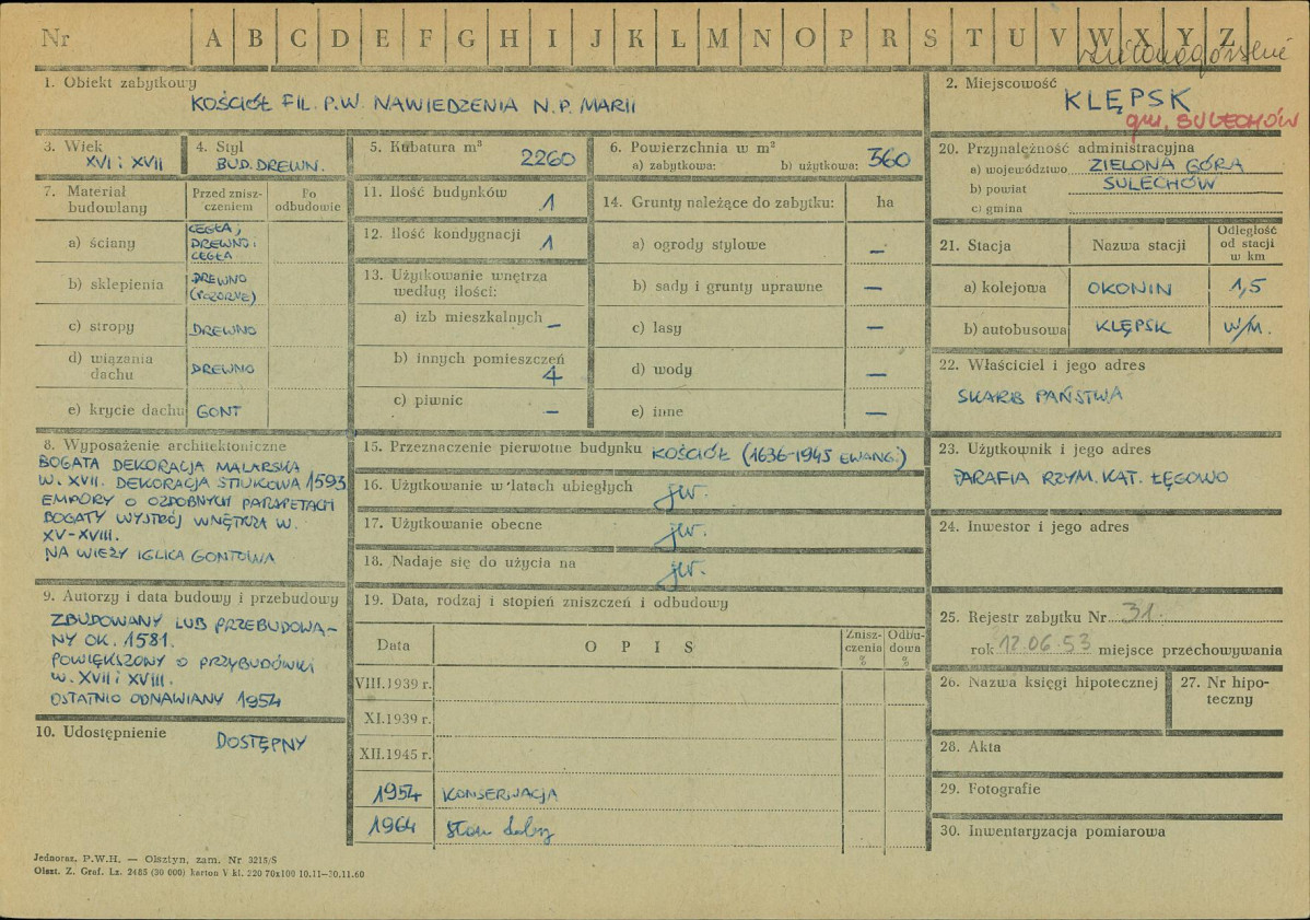 Karta zielona, skan nr 1