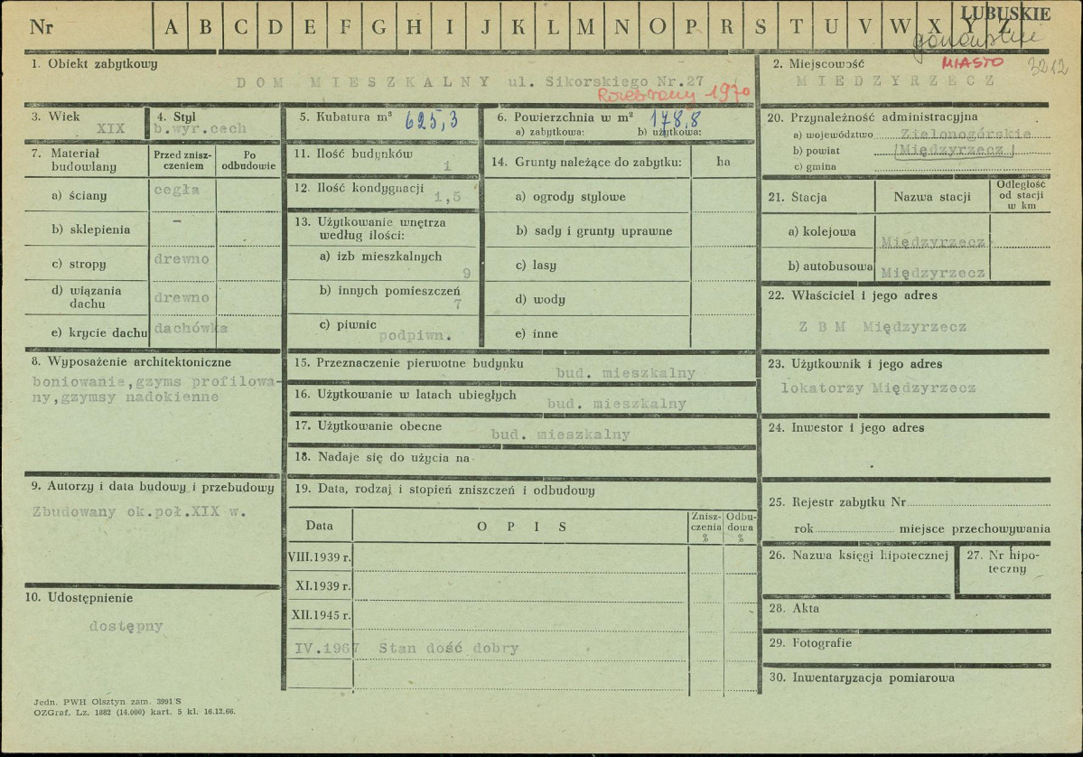 Karta zielona, skan nr 1