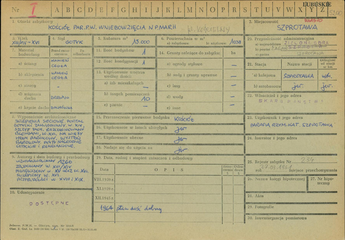 Karta zielona, skan nr 1