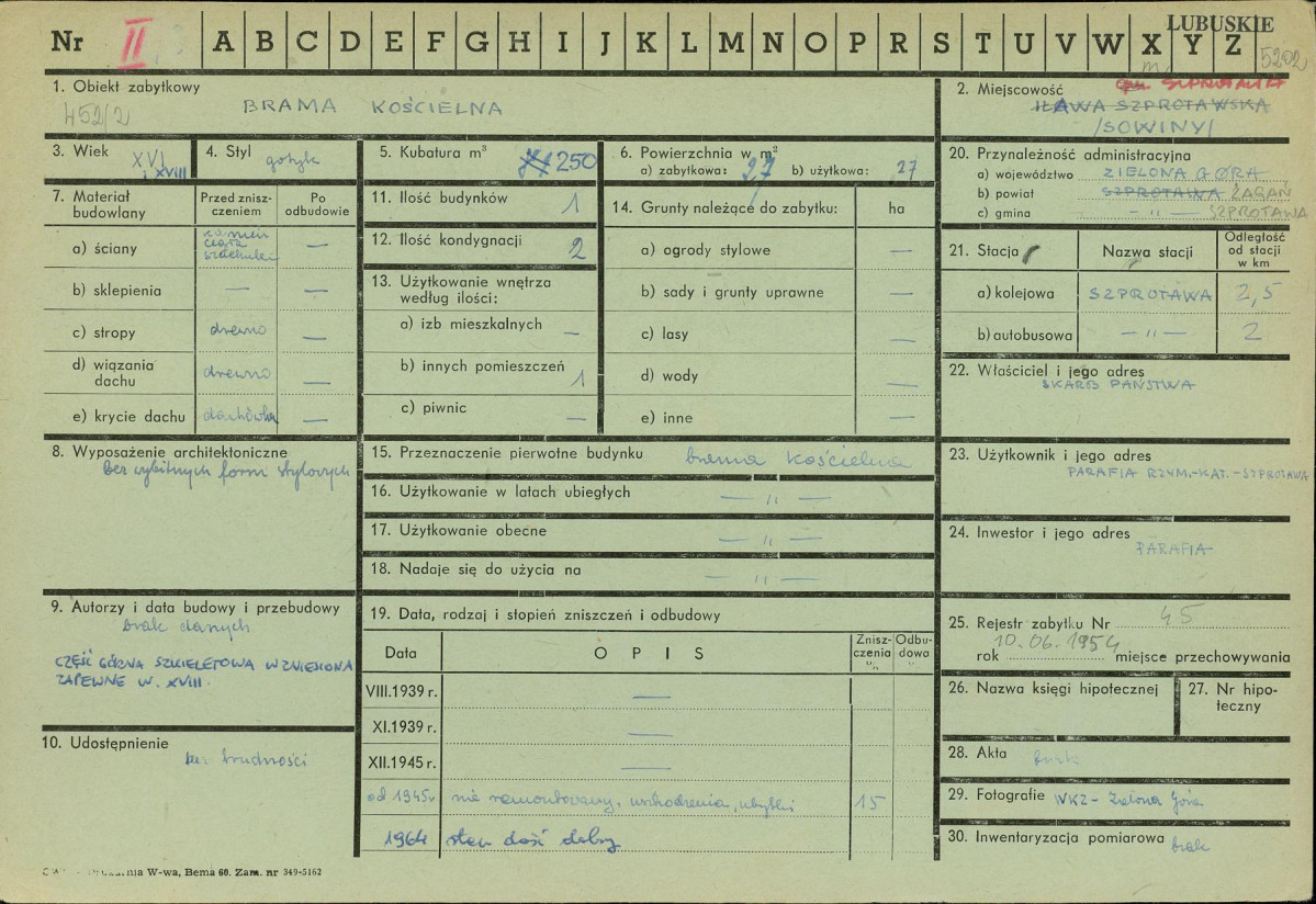 Karta zielona, skan nr 1