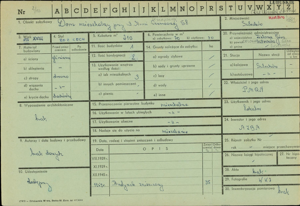 Karta zielona, skan nr 1