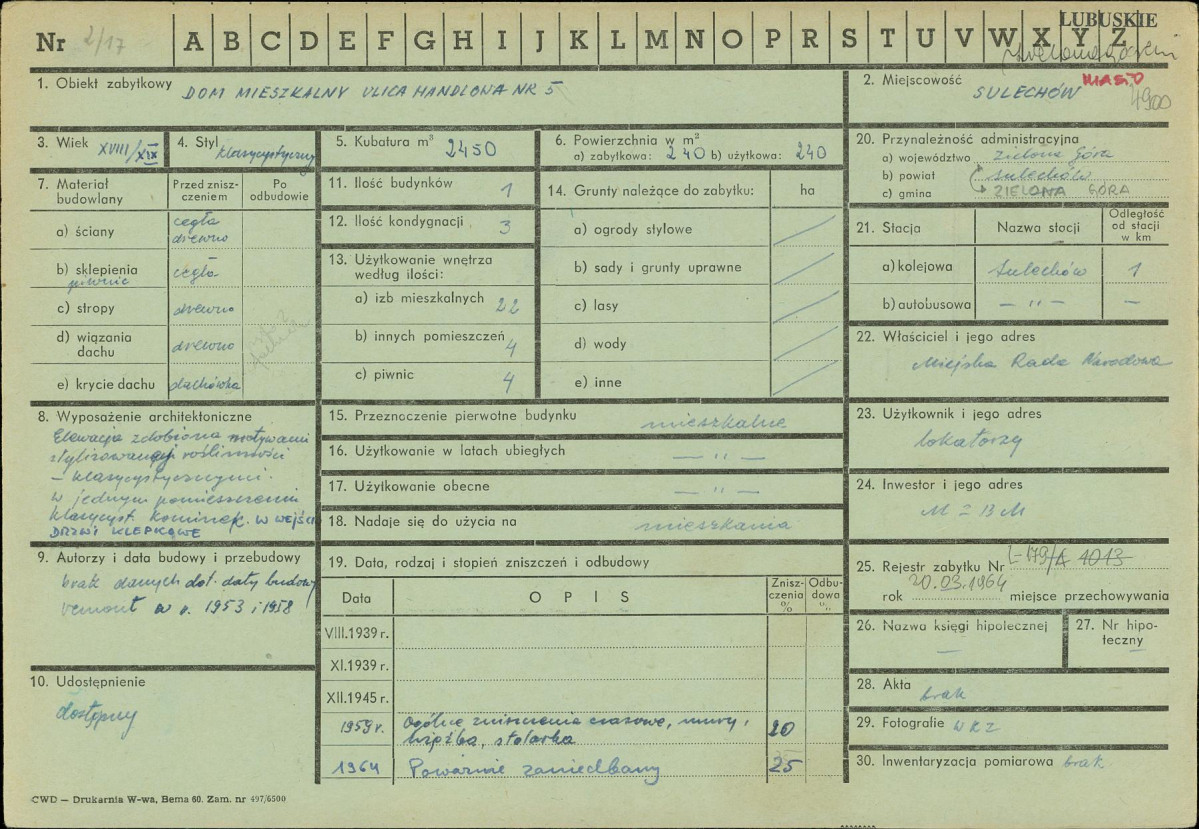 Karta zielona, skan nr 1
