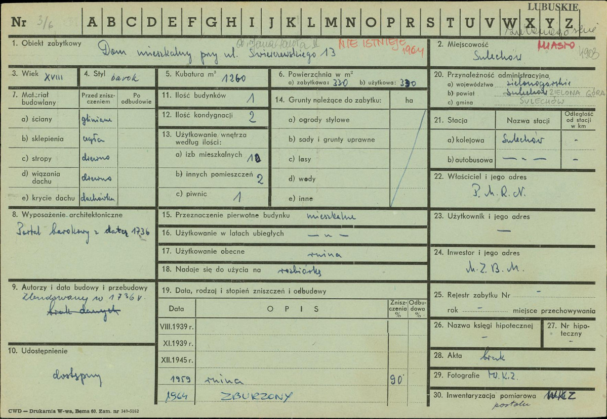Karta zielona, skan nr 1