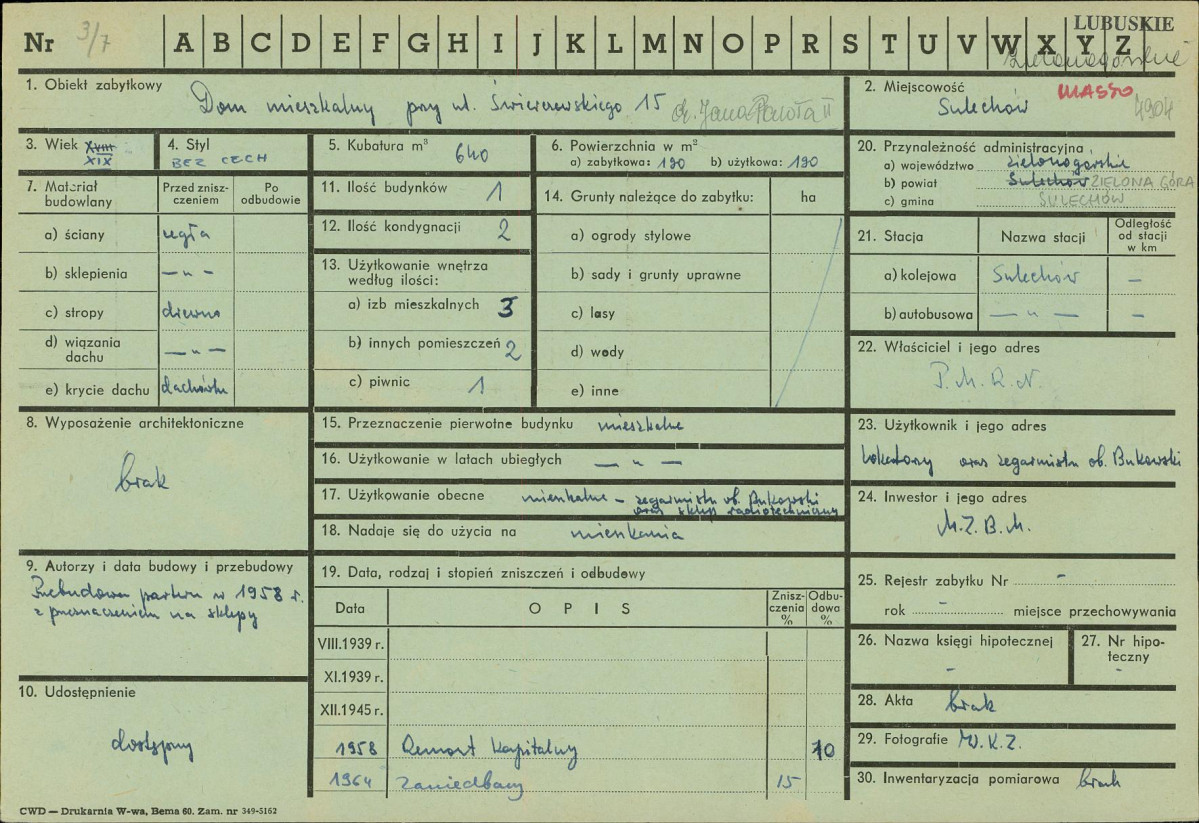 Karta zielona, skan nr 1