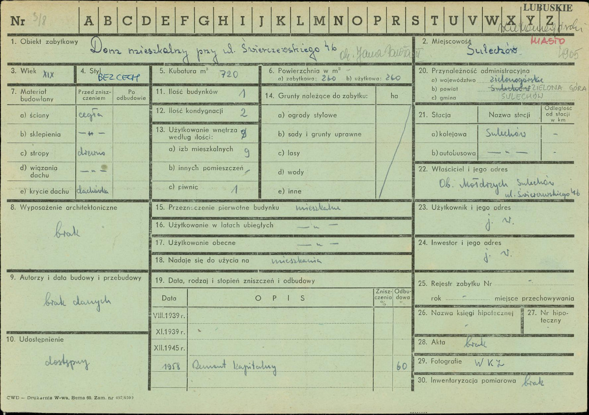 Karta zielona, skan nr 1