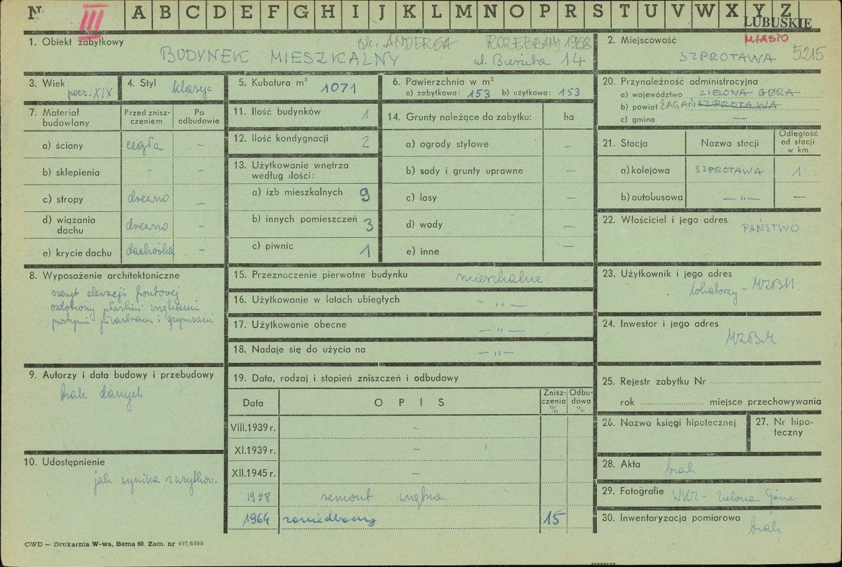 Karta zielona, skan nr 1