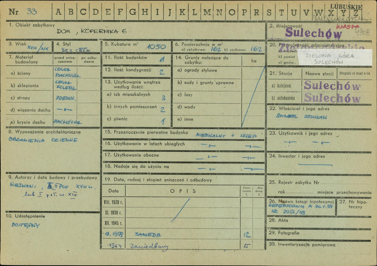 Karta zielona, skan nr 1