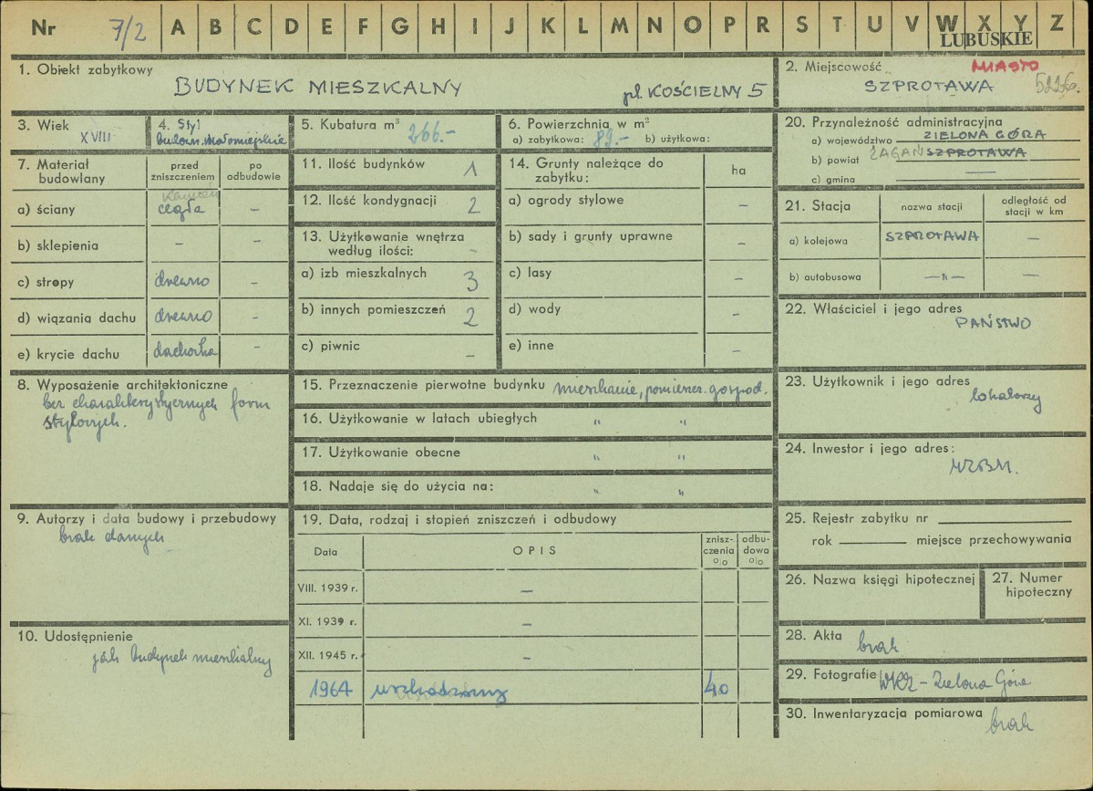 Karta zielona, skan nr 1