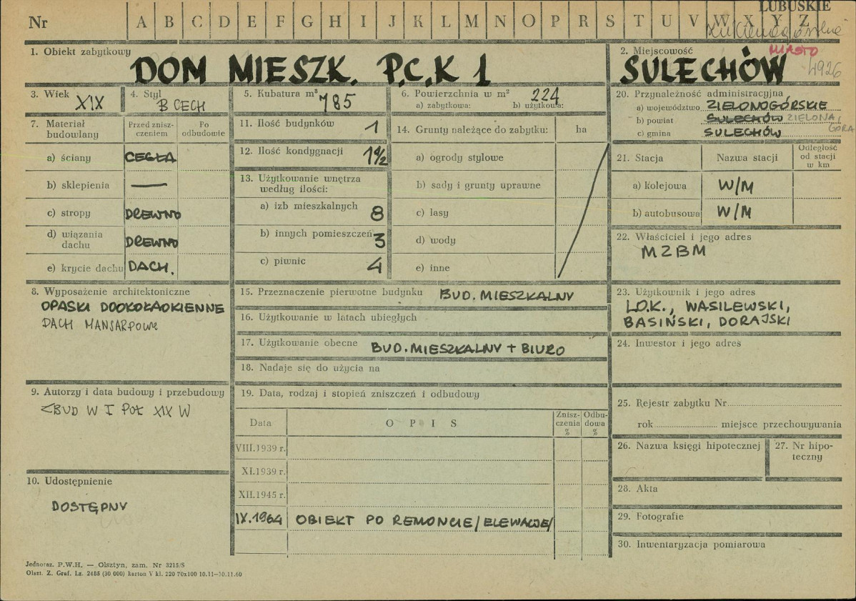 Karta zielona, skan nr 1