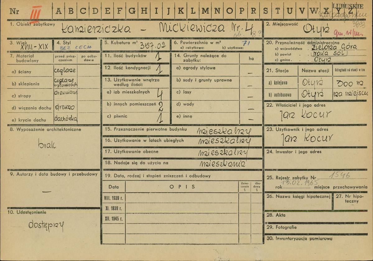Karta zielona, skan nr 1