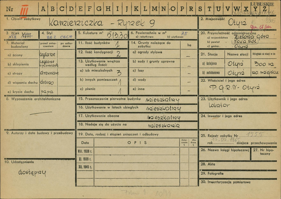 Karta zielona, skan nr 1