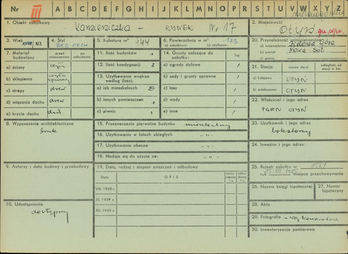 Karta zielona, skan nr 1