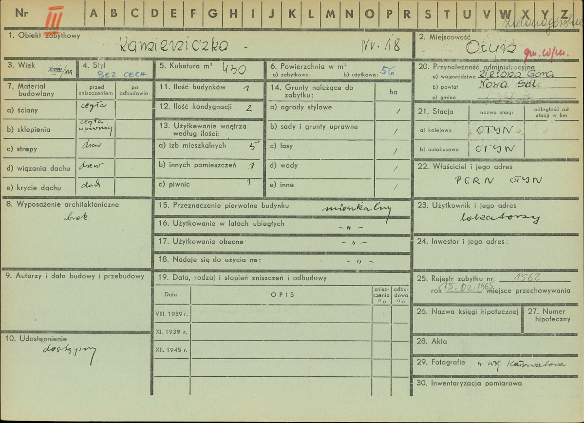 Karta zielona, skan nr 1