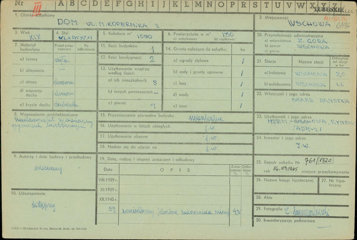 Karta zielona, skan nr 1