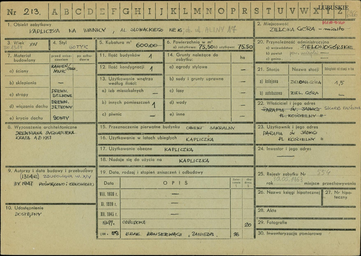 Karta zielona, skan nr 1