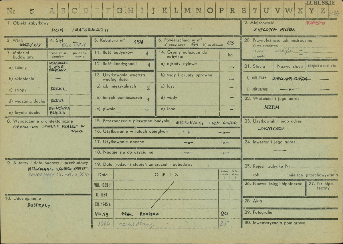 Karta zielona, skan nr 1