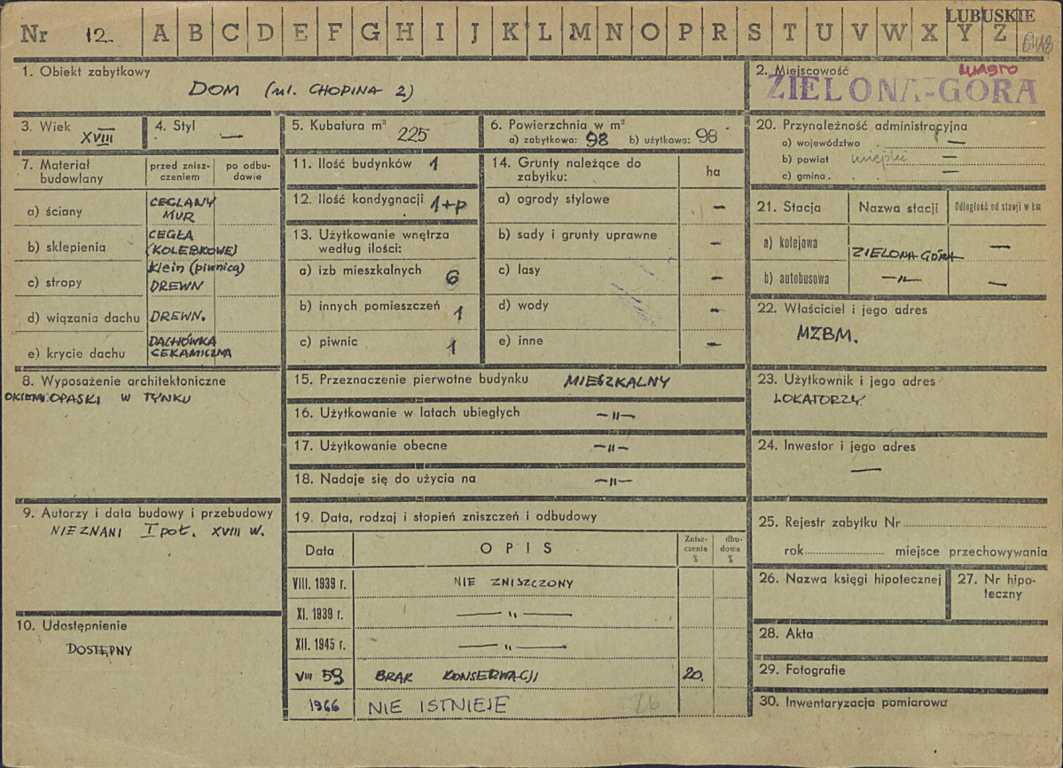 Karta zielona, skan nr 1