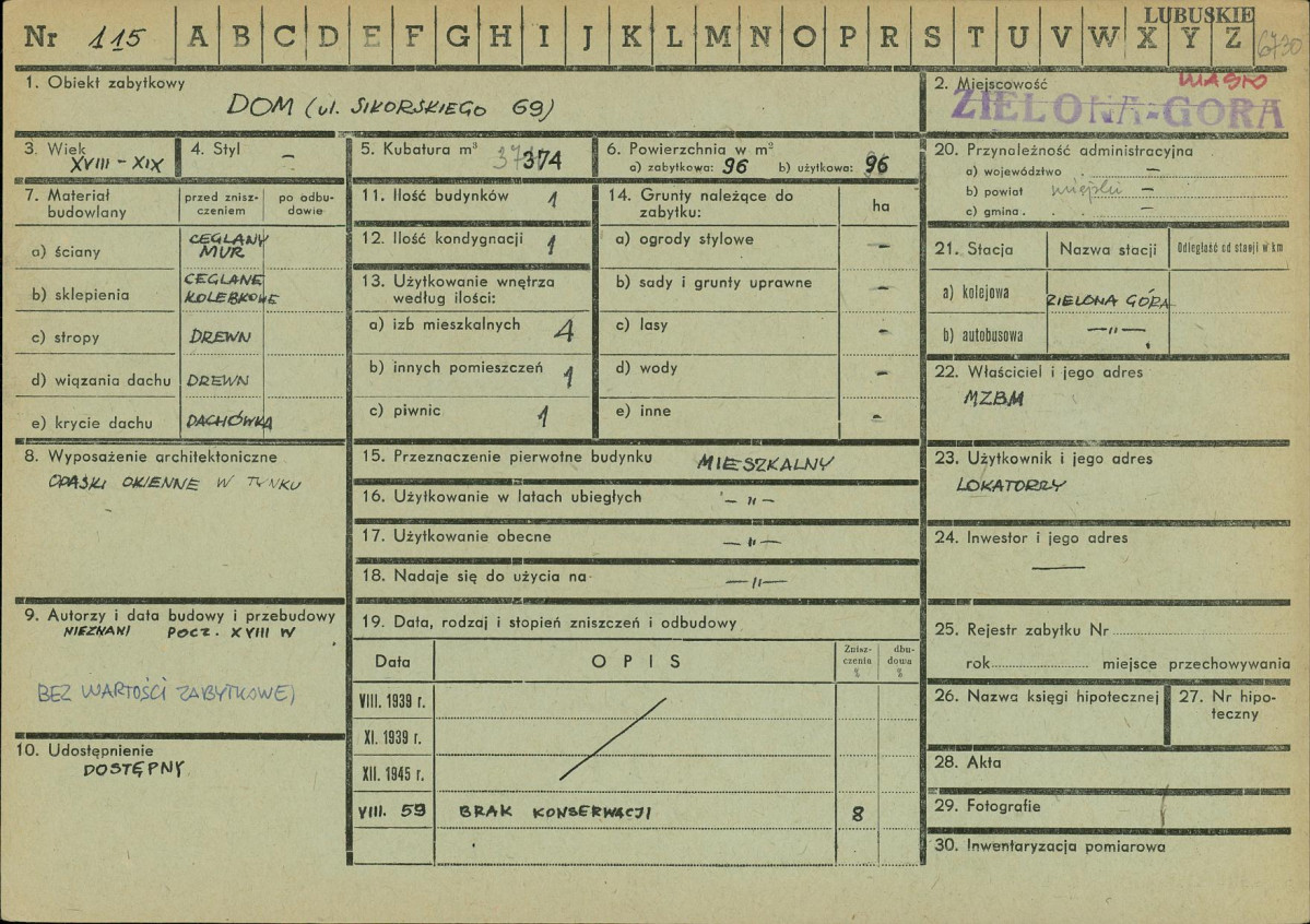 Karta zielona, skan nr 1