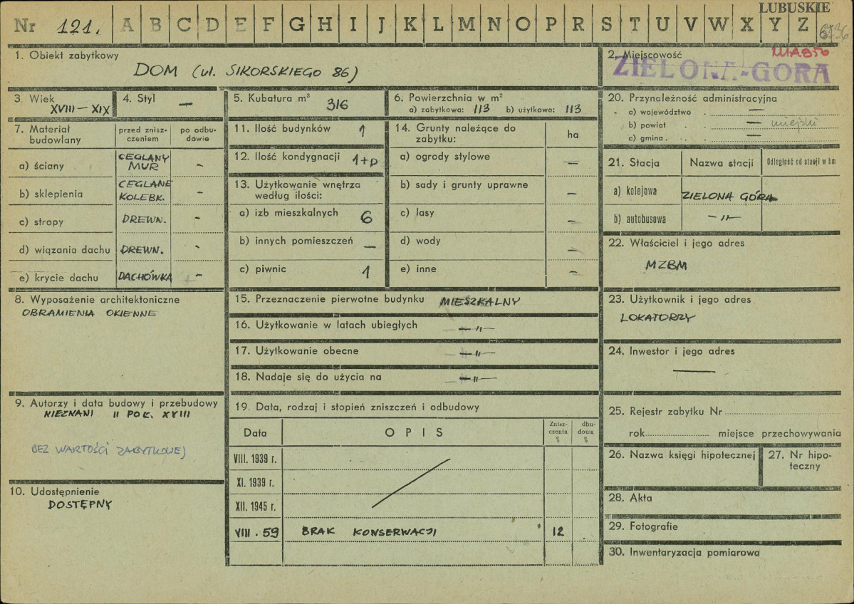 Karta zielona, skan nr 1