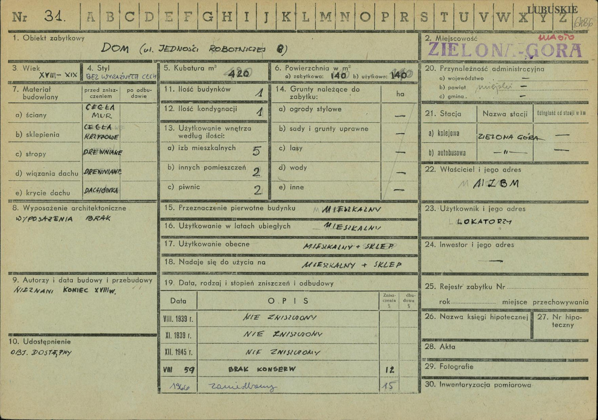 Karta zielona, skan nr 1