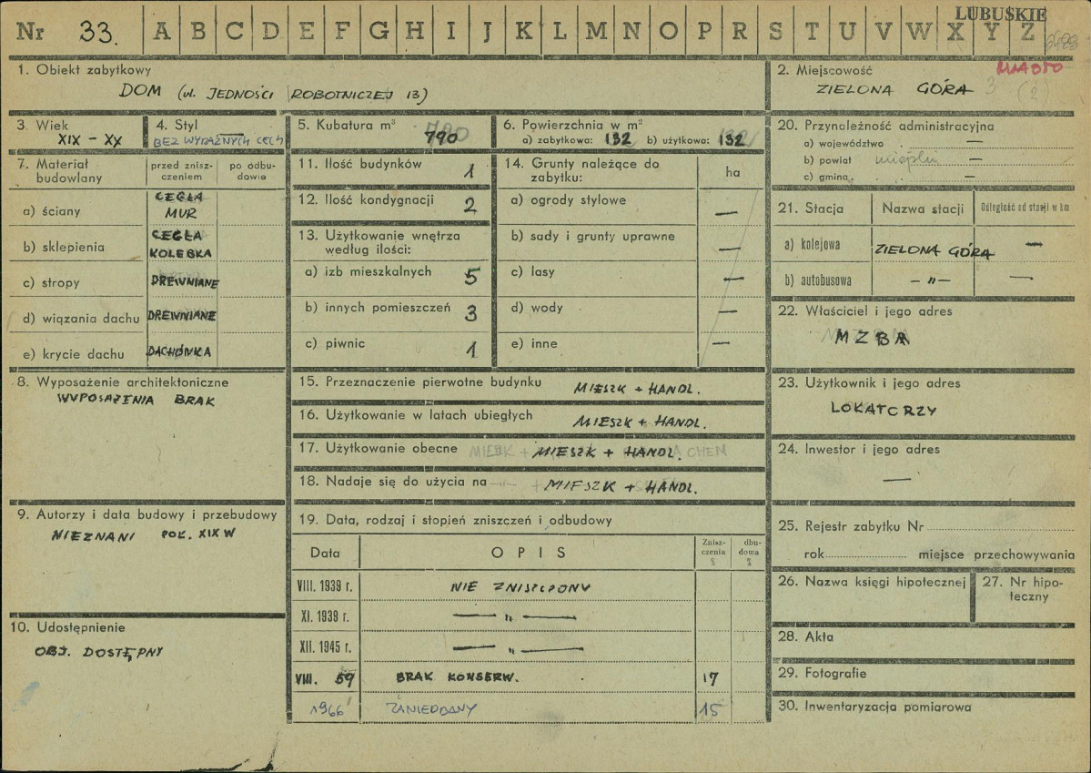 Karta zielona, skan nr 1