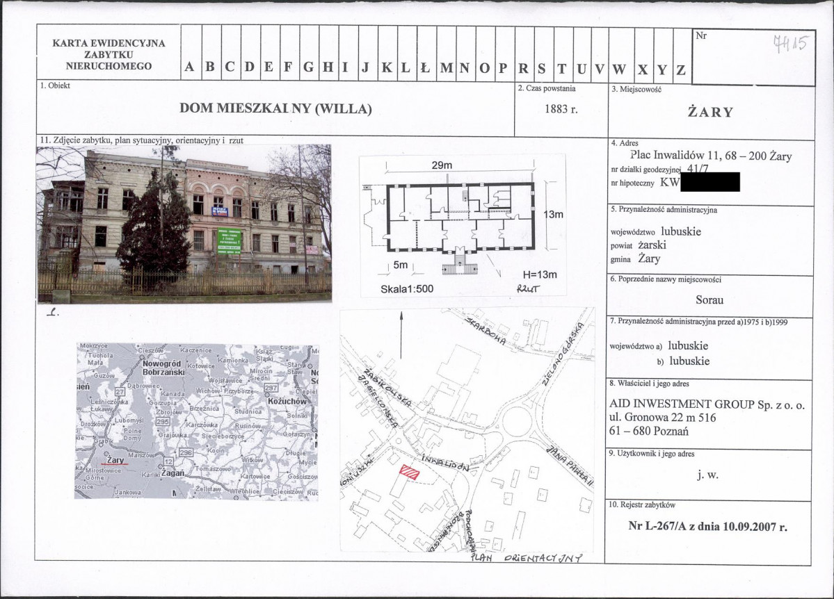 KB - Karta biała, skan nr 1