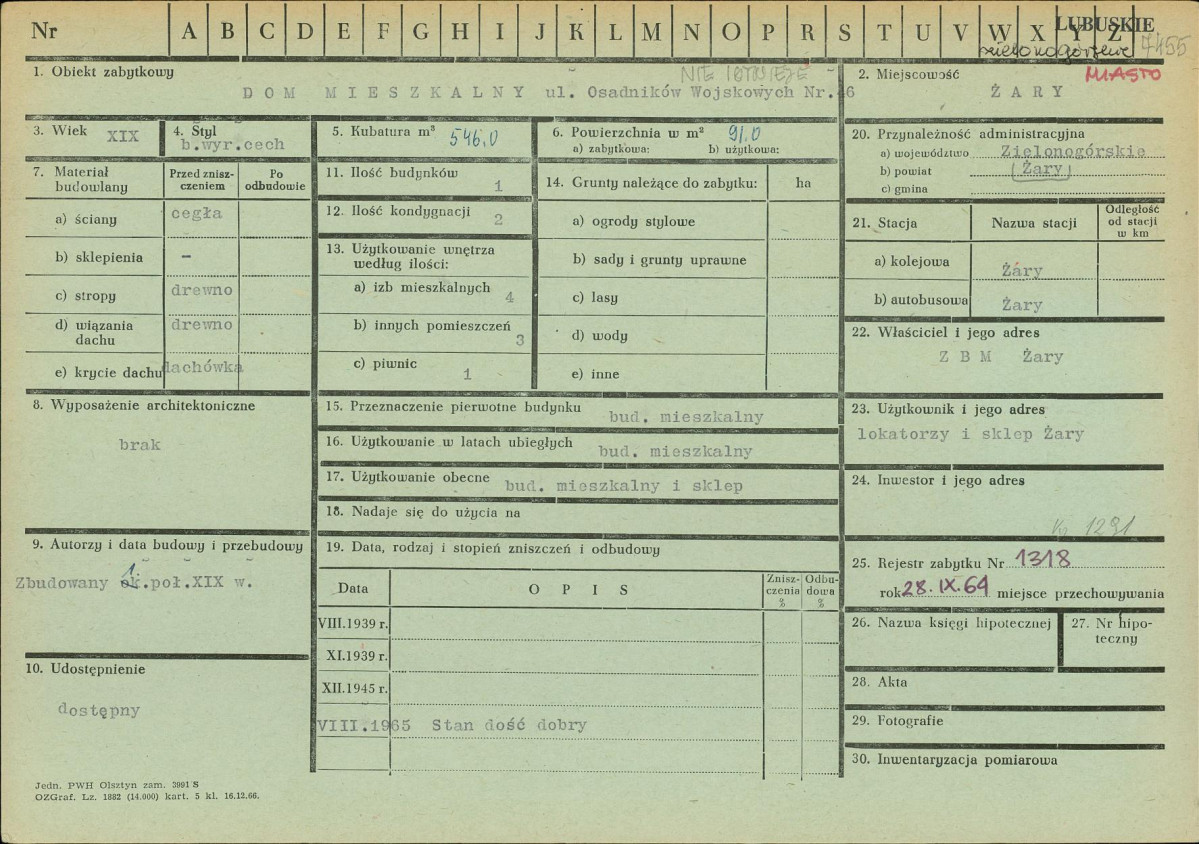 Karta zielona, skan nr 1