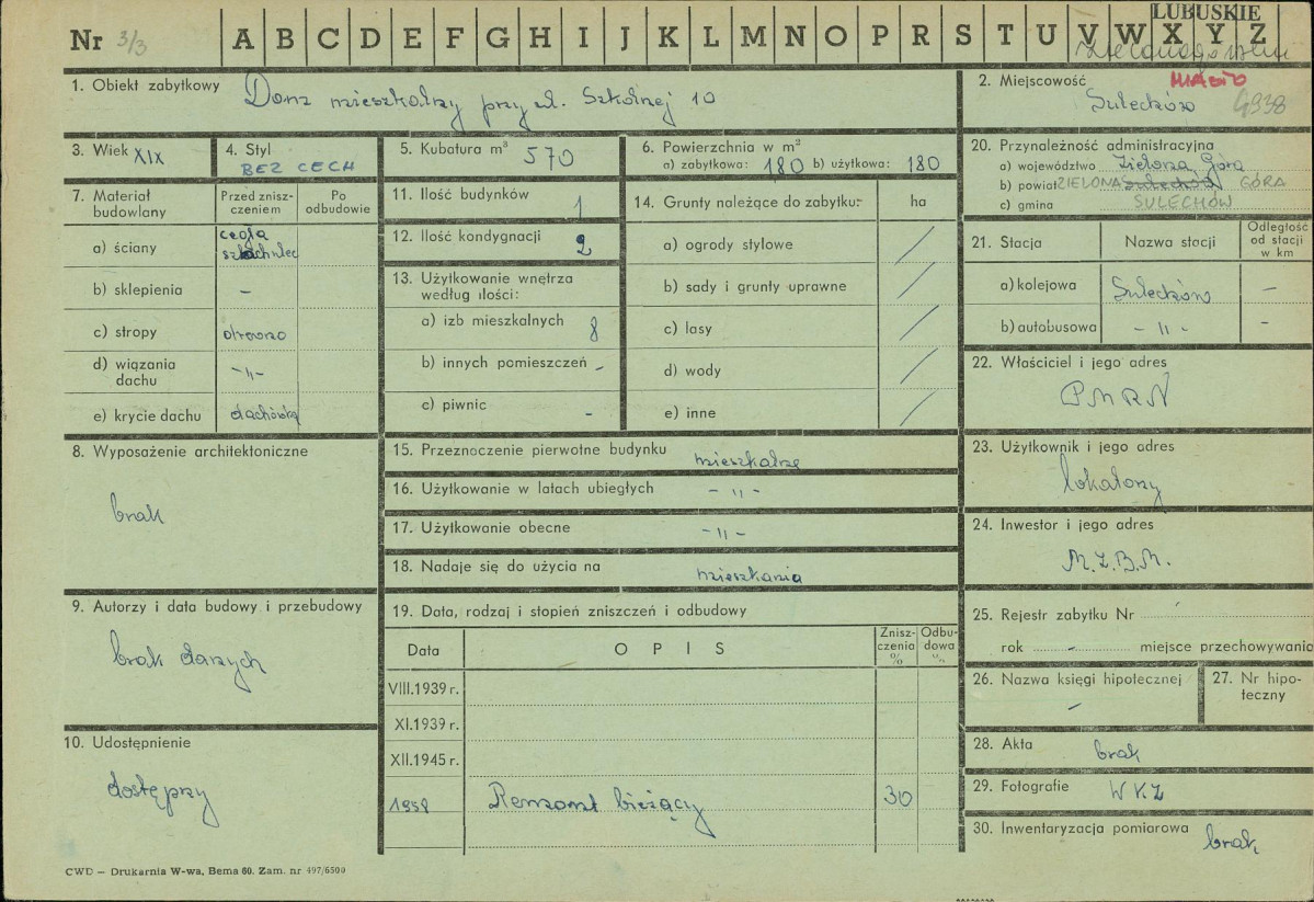 Karta zielona, skan nr 1