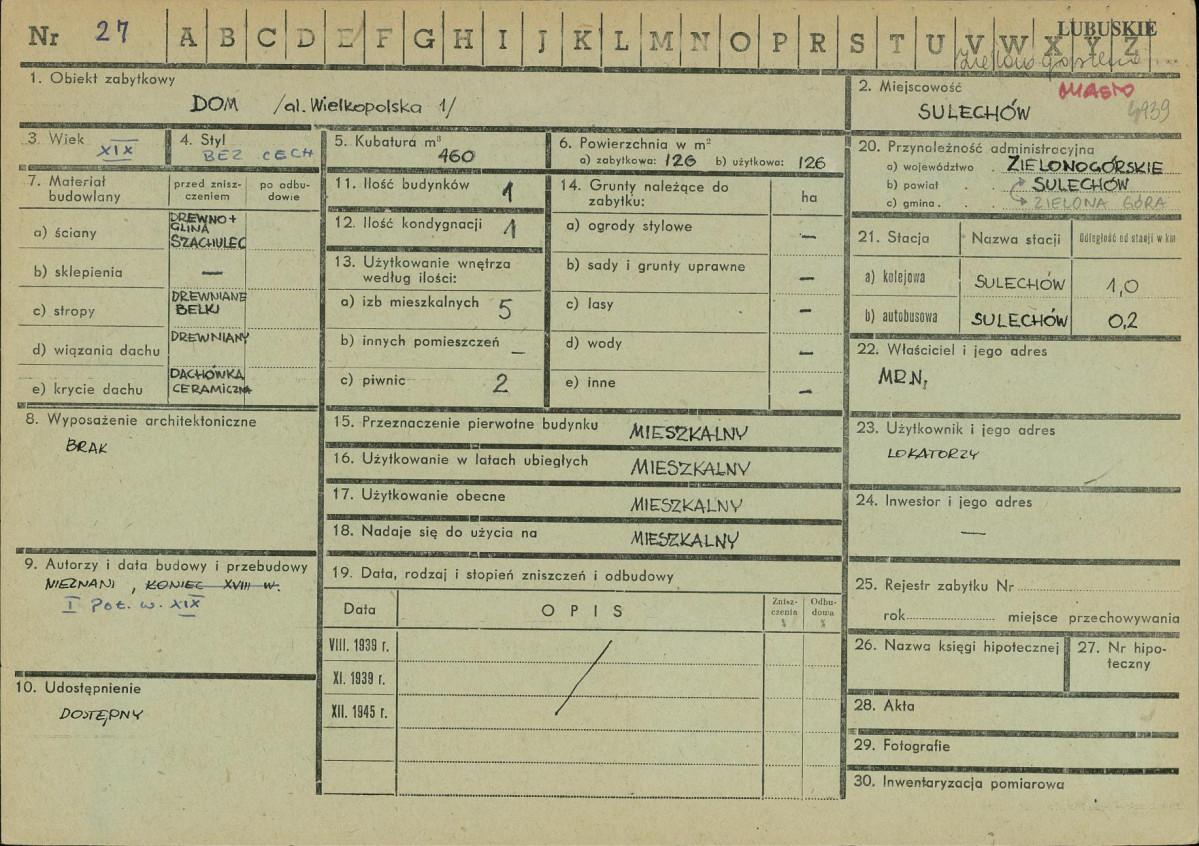 Karta zielona, skan nr 1