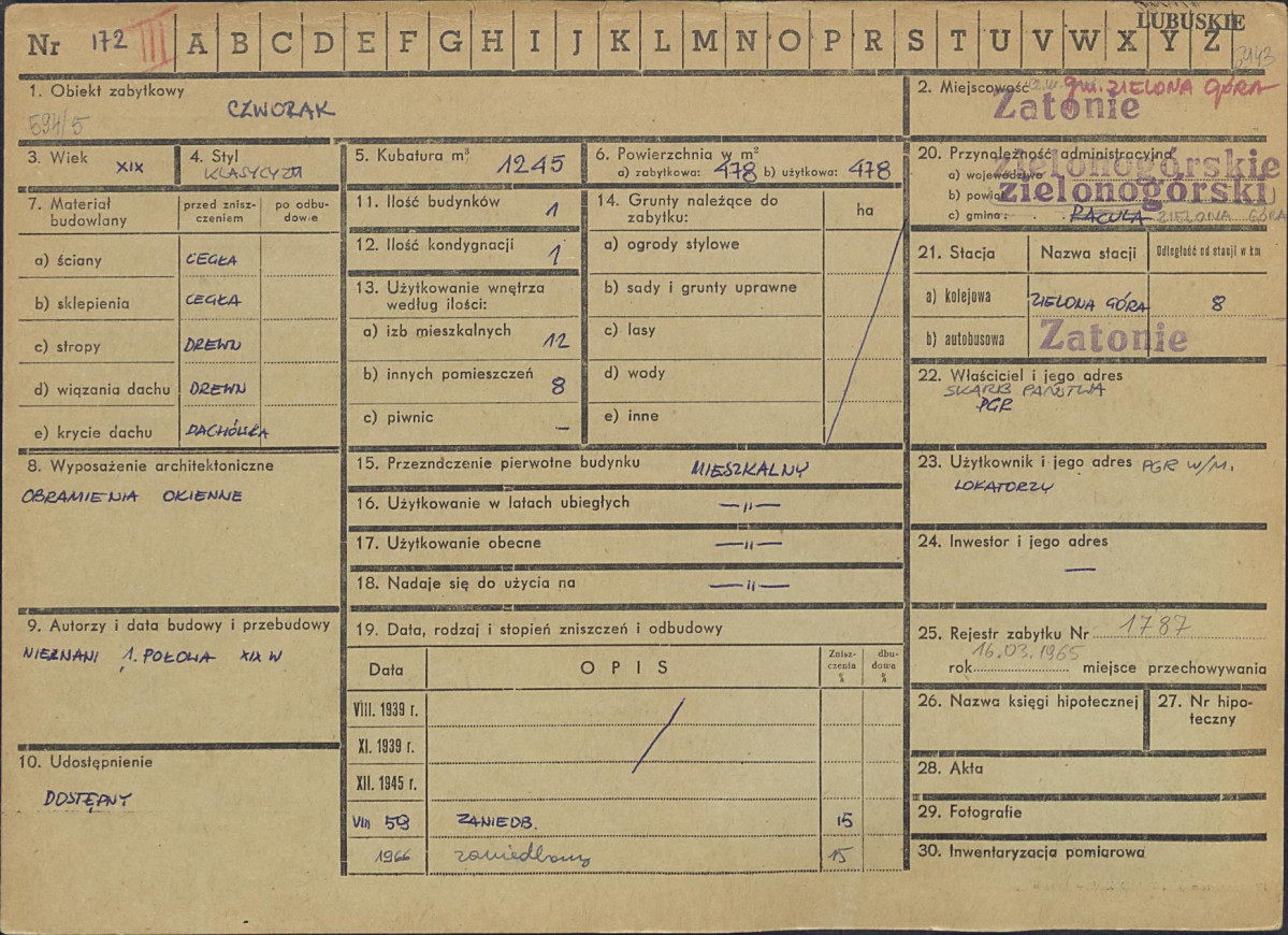 KZ - Karta zielona, skan nr 1