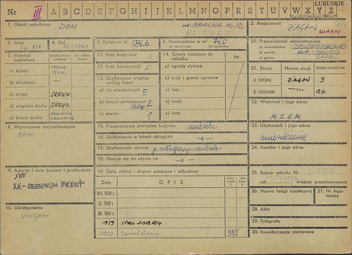 Karta zielona, skan nr 1