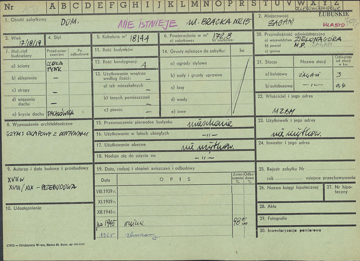 Karta zielona, skan nr 1