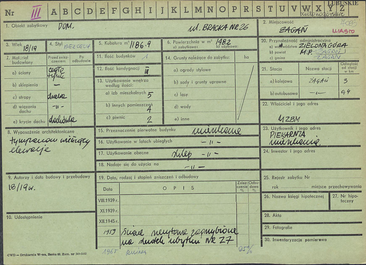 Karta zielona, skan nr 1