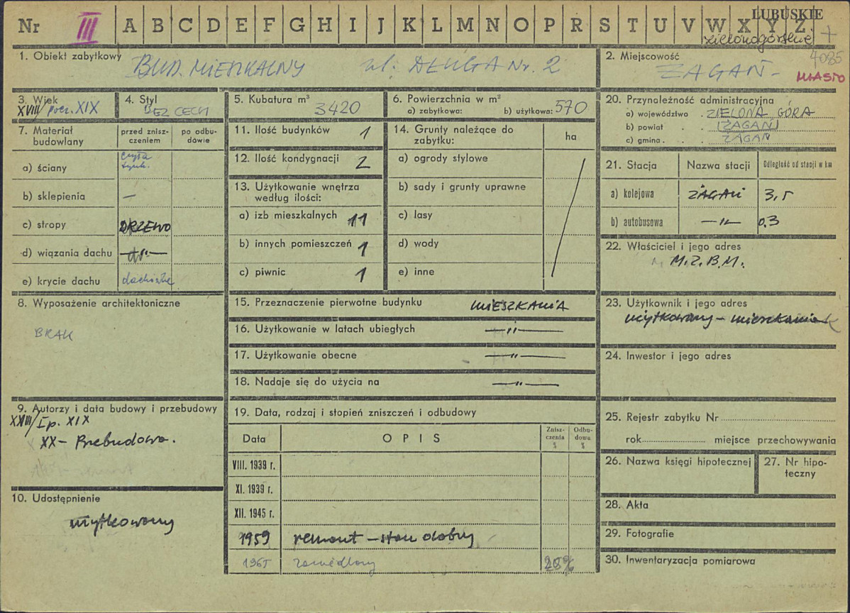 Karta zielona, skan nr 1